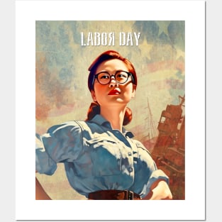 Labor Day: Resilience and Dedication of the American Workforce Posters and Art